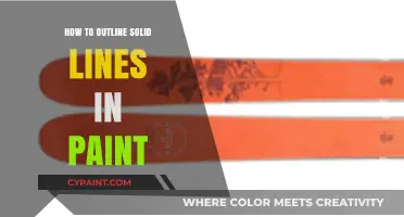 Mastering Paint: Techniques for Outlining Solid Lines Effectively