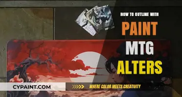 Mastering MTG Alters: A Step-by-Step Guide to Outlining with Paint