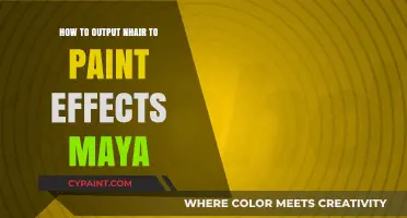 Mastering Maya: Output nHair to Paint Effects Seamlessly