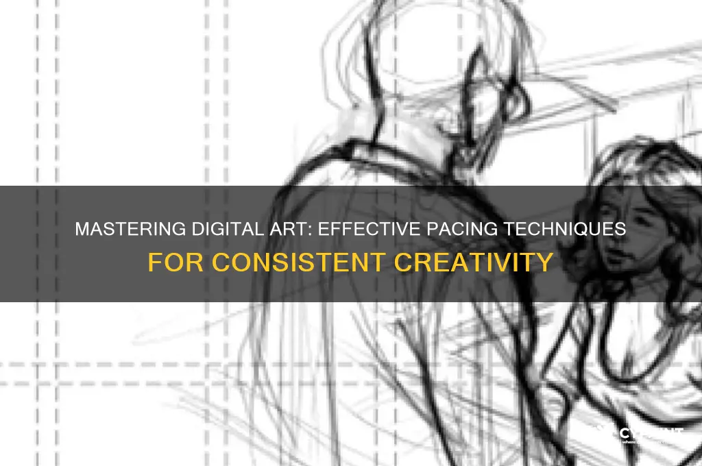how to pace yourself when painting digital art