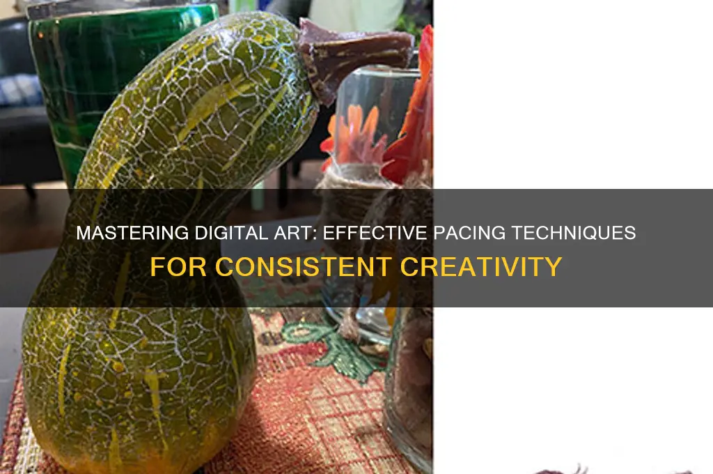 how to pace yourself when painting digitally