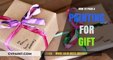 Creative Gift Wrapping: Safely Packing a Painting for a Special Surprise