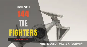 Mastering 1/144 Tie Fighter Painting: Tips and Techniques for Modelers