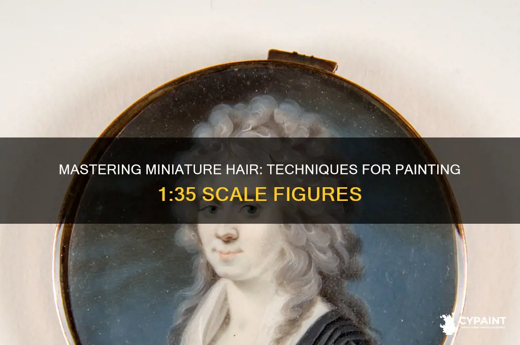 how to paint 1 35 figures hair