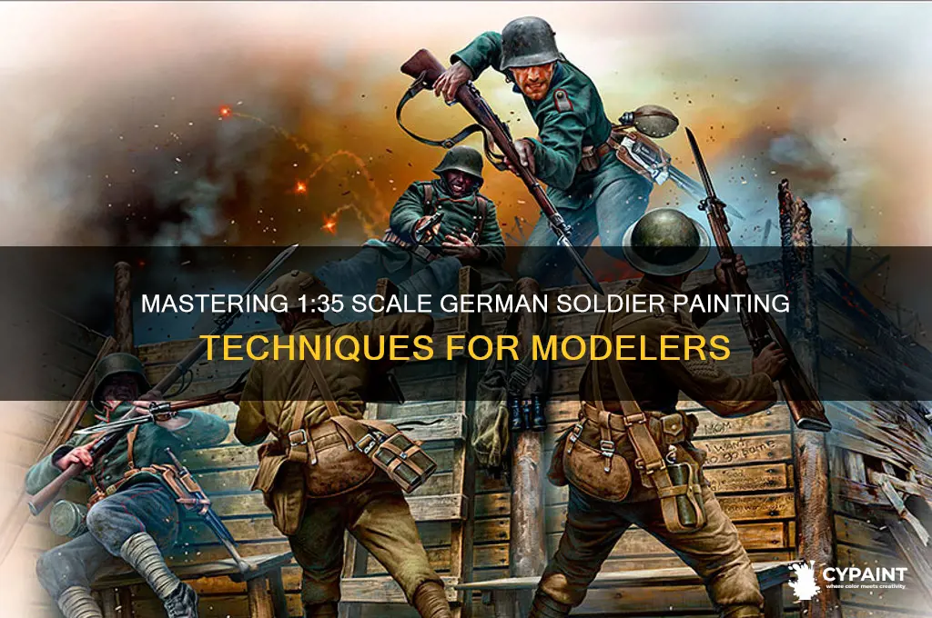 how to paint 1 35 german soldiers