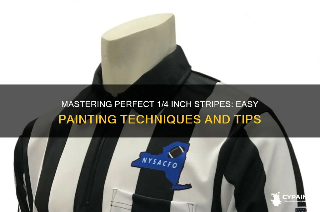 how to paint 1 4 inch stripes
