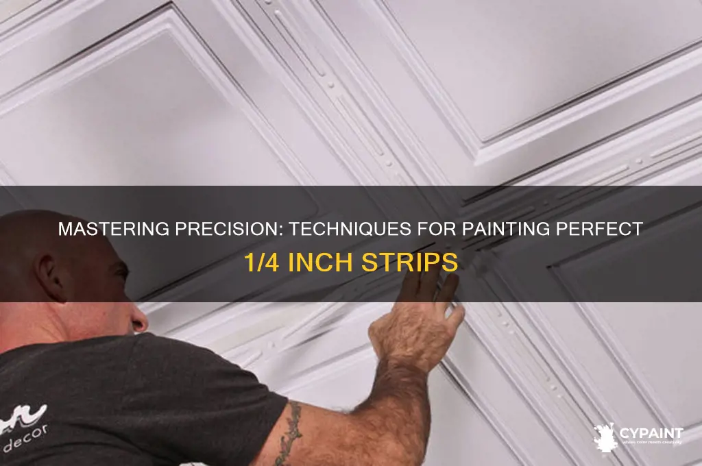 how to paint 1 4 inch strips