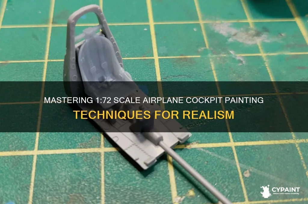 how to paint 1 72 airplane cockpit