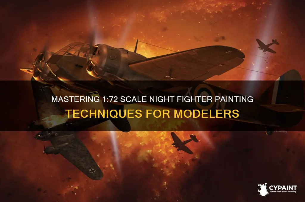 how to paint 1 72 scale night fighters