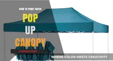 Easy DIY Guide to Painting Your 10x10 Pop Up Canopy