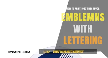 Painting Classic Chevy Truck Emblems: A Step-by-Step Guide