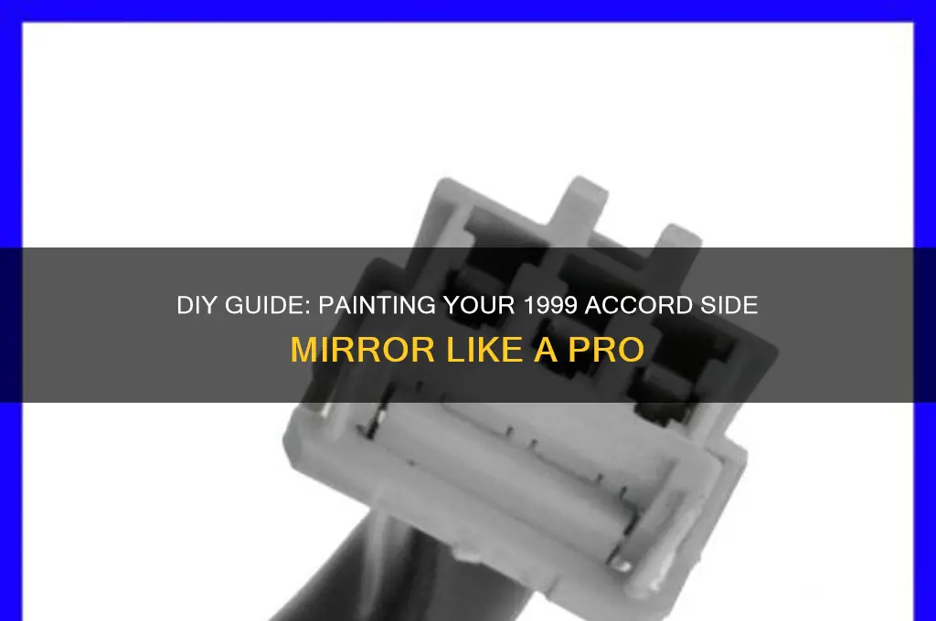 how to paint 1999 accord side mirror