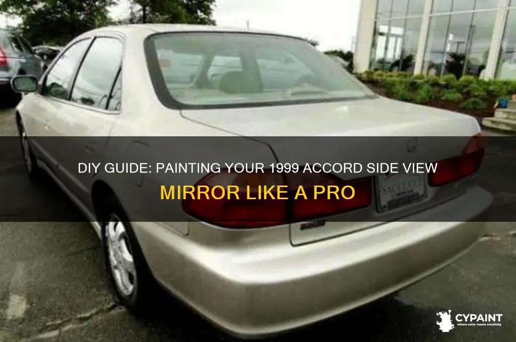 how to paint 1999 accord side view mirror