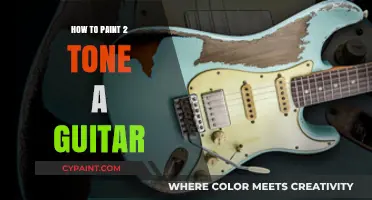 Master Two-Tone Guitar Painting: Step-by-Step Guide for Stunning Results
