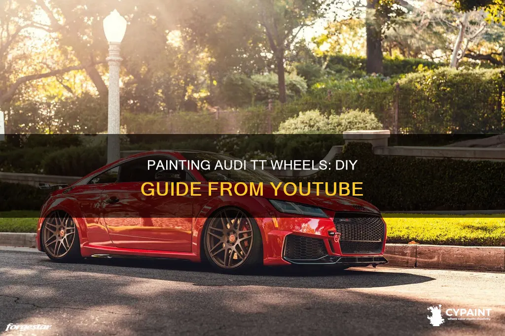 how to paint 2000 audi tt aluminum wheels utube