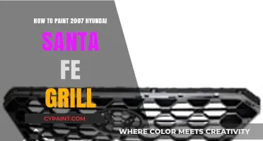 DIY Guide: Painting Your 2007 Hyundai Santa Fe Grill