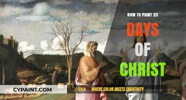 Mastering the Art: Painting 25 Days of Christ's Journey