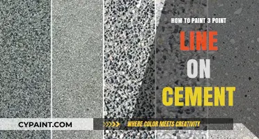 DIY Guide: Painting a Perfect 3-Point Line on Cement Surfaces
