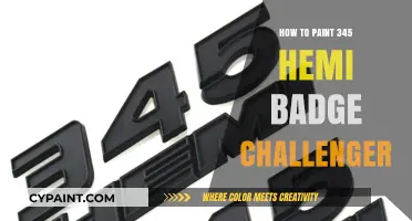 Customizing Your Challenger: Painting the 345 Hemi Badge Guide