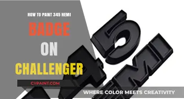 Customizing Your Challenger: Painting the 345 Hemi Badge - DIY Guide