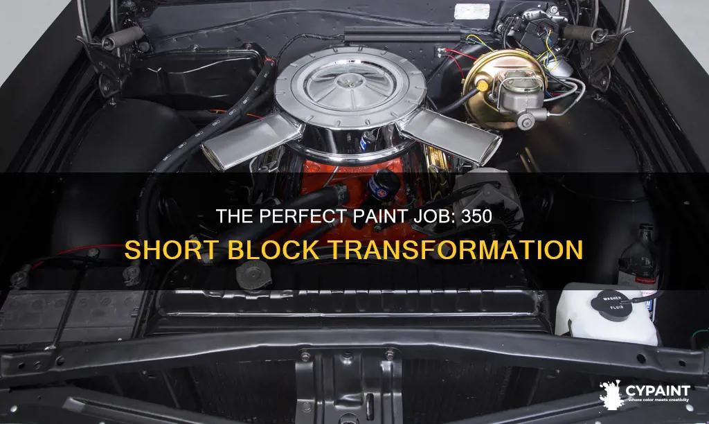 how to paint 350 short block from machine shop