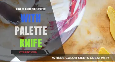 Master Palette Knife Techniques for Painting Vibrant 3D Flowers