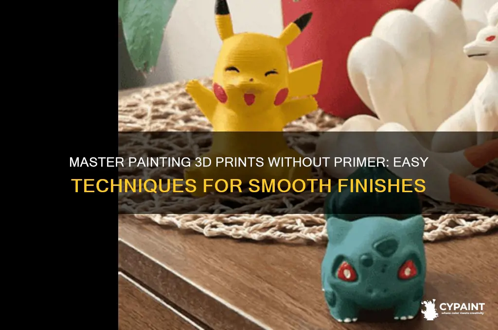how to paint 3d prints no primer