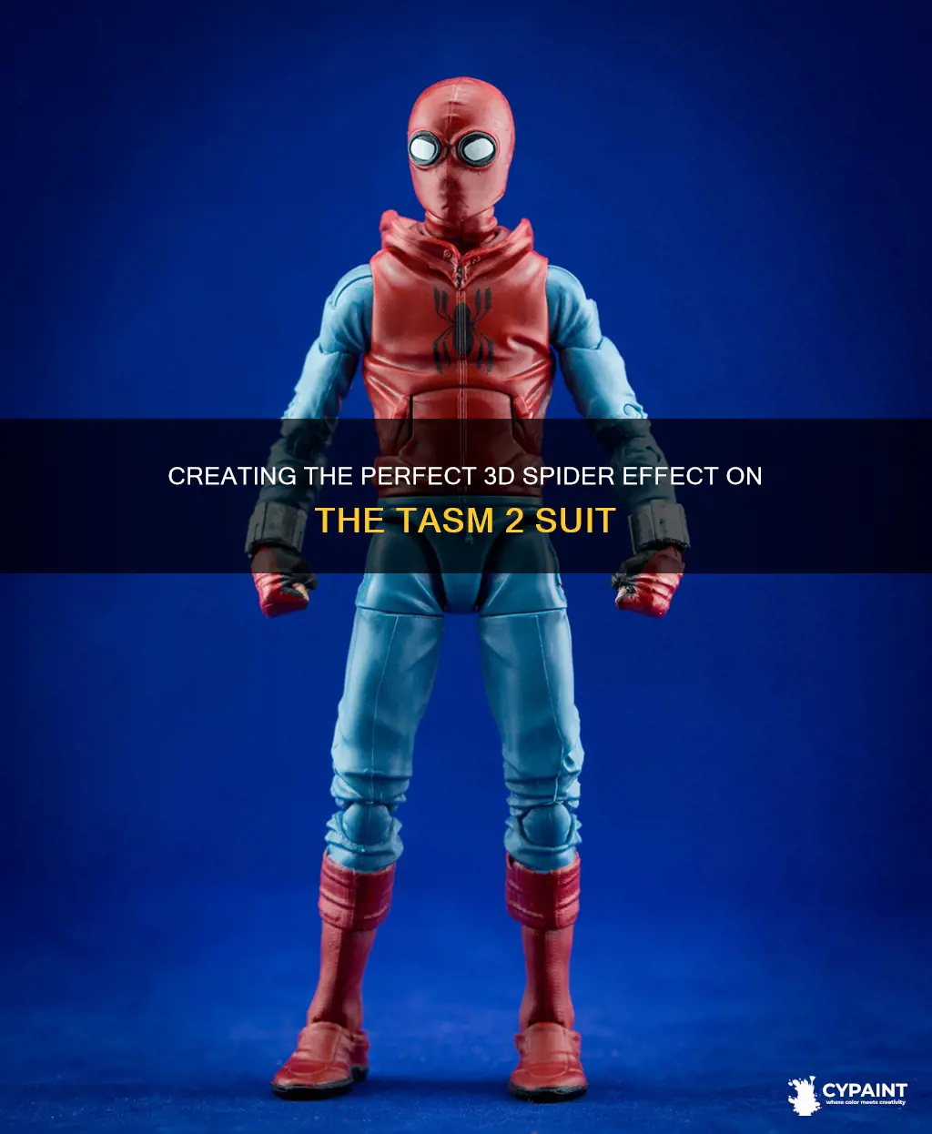 how to paint 3d spider on tasm 2 suit