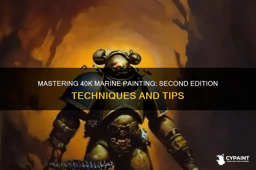 how to paint 40k marine second edition