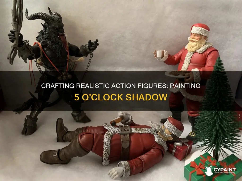 how to paint 5 o clock shadow action figures