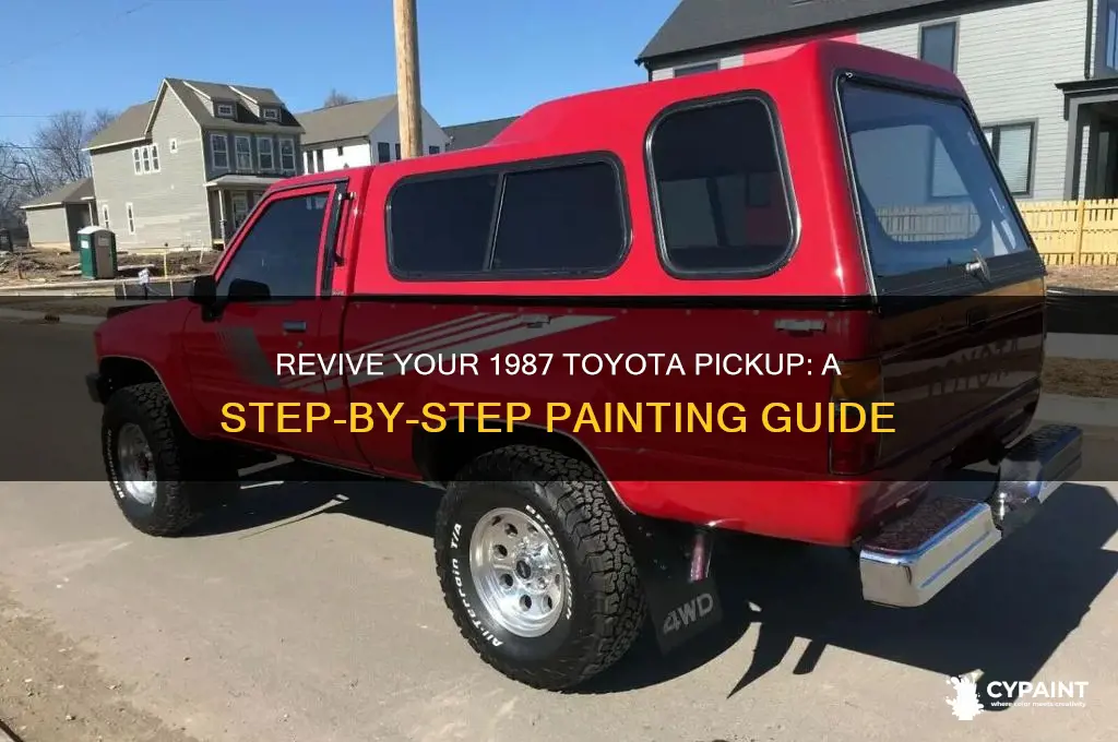 how to paint a 1987 toyota pickup