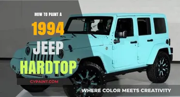 Revive Your 1994 Jeep Hardtop: A Step-by-Step Painting Guide
