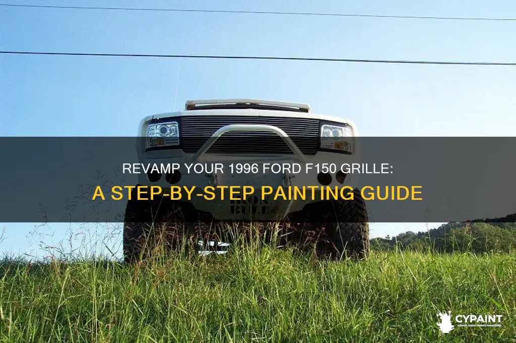how to paint a 1996 ford f150 grille