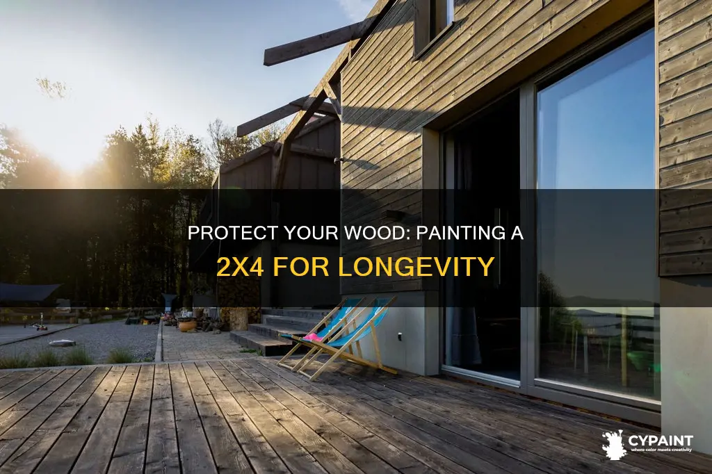 how to paint a 2 4 to last forever