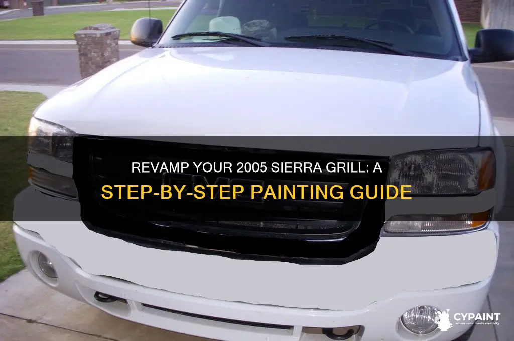 how to paint a 2005 sierra grill