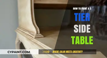 Revamp Your Space: Painting a 3-Tier Side Table Step-by-Step