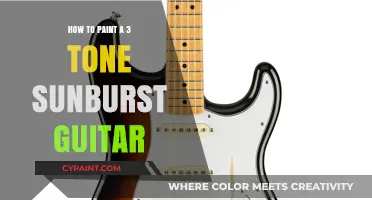 Mastering the Art of Painting a Stunning 3-Tone Sunburst Guitar