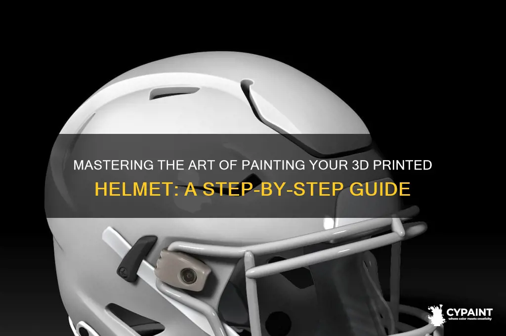 how to paint a 3d printed helmet