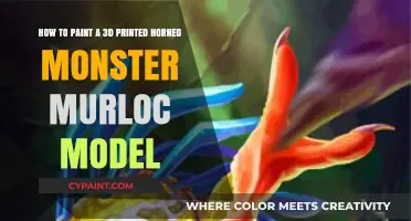 Unleash Your Creativity: Painting a 3D Printed Horned Monster Murloc Model