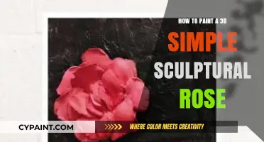 Mastering 3D Rose Art: Simple Sculptural Painting Techniques Revealed