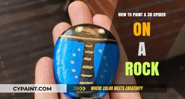 Creating a Realistic 3D Spider Rock Painting