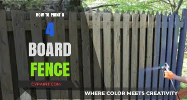 Mastering Fence Painting: A Step-by-Step Guide to Painting a 4-Board Fence