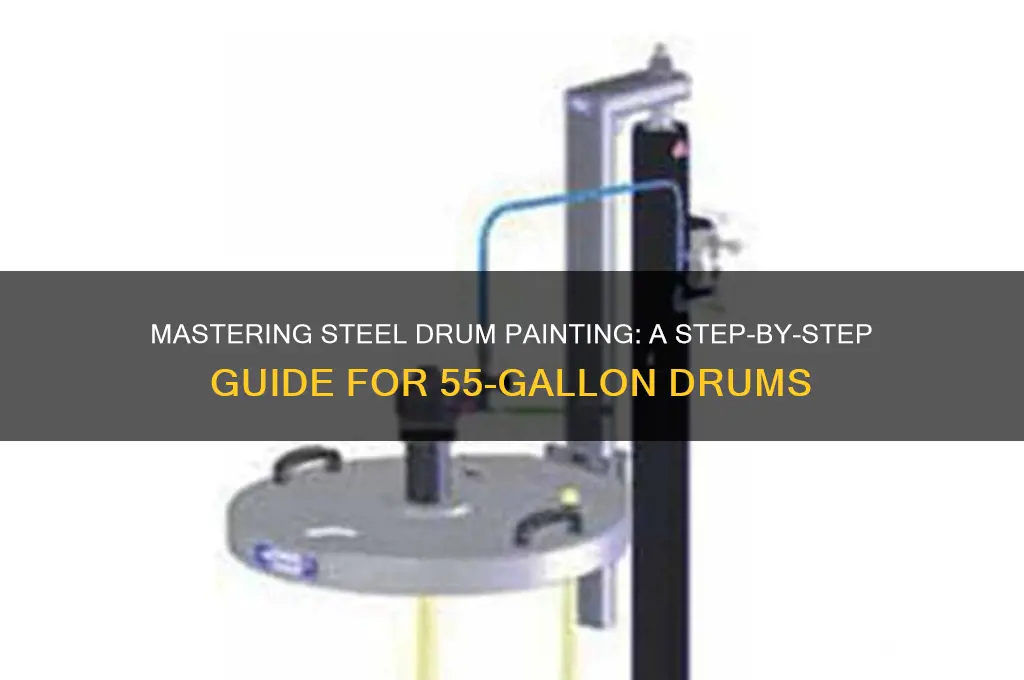 how to paint a 55 gallon steel drum