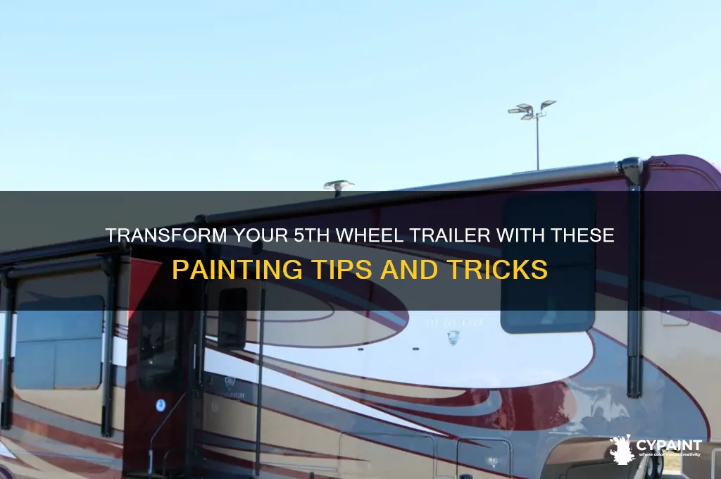 how to paint a 5th wheel trailer