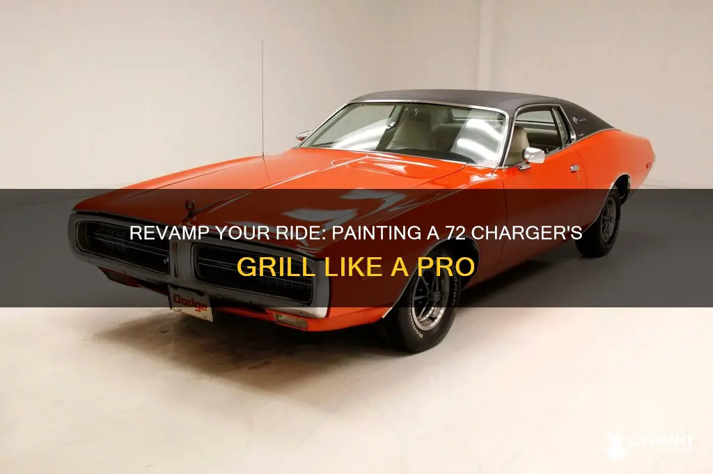 how to paint a 72 chargers grill