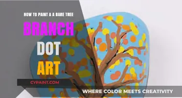 Creating Nature's Canvas: A Guide to Painting Bare Tree Branch Dot Art