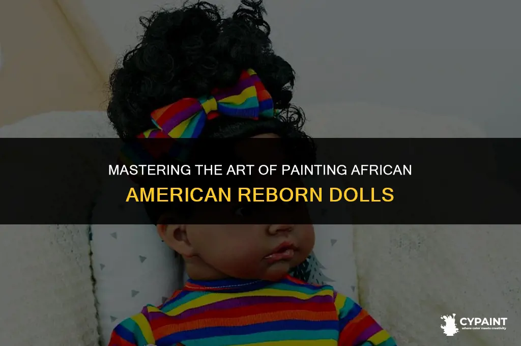 how to paint a african american reborn step by step