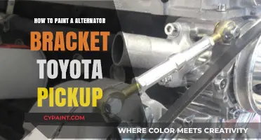DIY Guide: Painting Your Toyota Pickup's Alternator Bracket Like a Pro