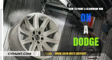 Transforming Dodge Aluminum Rims with Paint