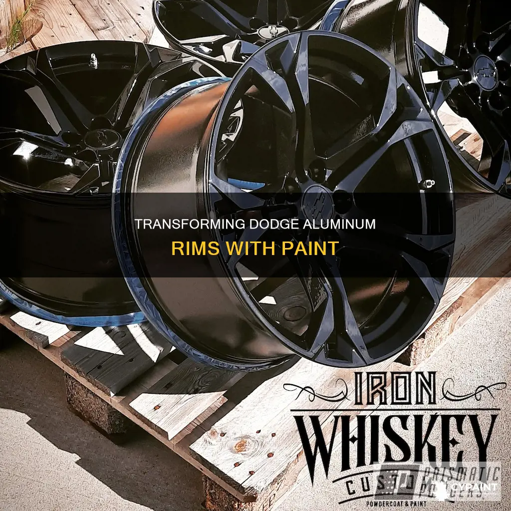 how to paint a aluminum rim on a dodge